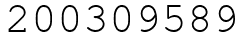 Число 200309589.