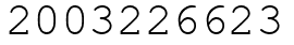 Число 2003226623.