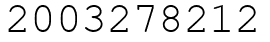 Число 2003278212.