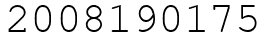 Число 2008190175.
