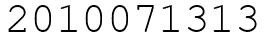 Число 2010071313.