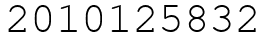 Число 2010125832.