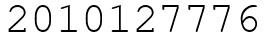 Число 2010127776.