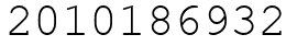 Число 2010186932.