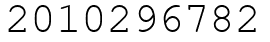 Число 2010296782.
