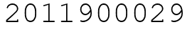 Число 2011900029.