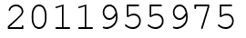 Число 2011955975.