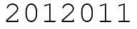 Число 2012011.
