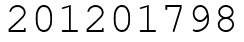 Число 201201798.