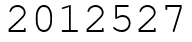 Число 2012527.