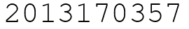 Число 2013170357.