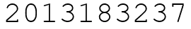 Число 2013183237.