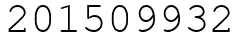 Число 201509932.