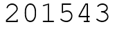 Число 201543.