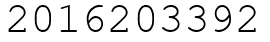 Число 2016203392.