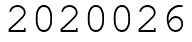 Число 2020026.