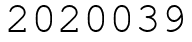 Число 2020039.