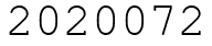Число 2020072.