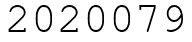 Число 2020079.