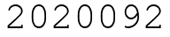 Число 2020092.