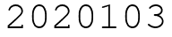 Число 2020103.