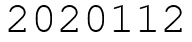 Число 2020112.