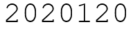 Число 2020120.