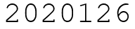 Число 2020126.