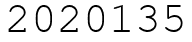 Число 2020135.