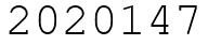 Число 2020147.
