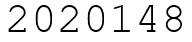Число 2020148.
