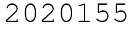 Число 2020155.