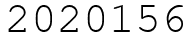 Число 2020156.