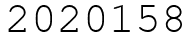Число 2020158.
