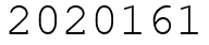 Число 2020161.