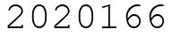Число 2020166.