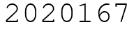 Число 2020167.