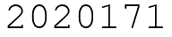 Число 2020171.