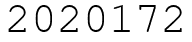 Число 2020172.