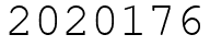 Число 2020176.