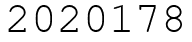 Число 2020178.