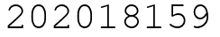 Число 202018159.