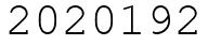 Число 2020192.