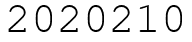 Число 2020210.