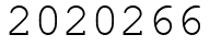 Число 2020266.