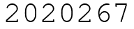 Число 2020267.