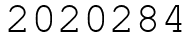 Число 2020284.