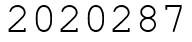 Число 2020287.