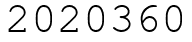 Число 2020360.