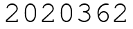 Число 2020362.